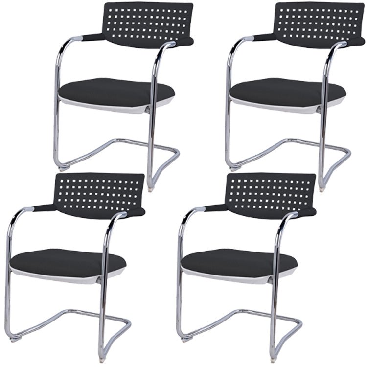 Sedia conferenza moderna no wheels sedia per ufficio a casa con braccio