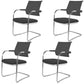 Modern Conference Chair No Wheels Home Office Chair with Arm