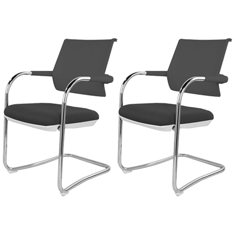 Sedia conferenza moderna no wheels sedia per ufficio a casa con braccio