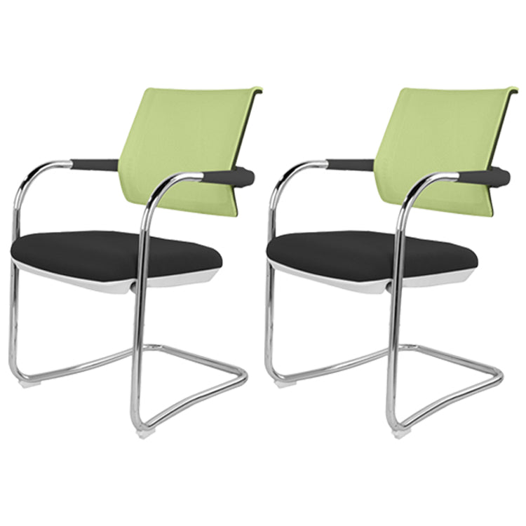 Sedia conferenza moderna no wheels sedia per ufficio a casa con braccio