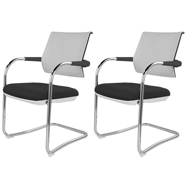 Sedia conferenza moderna no wheels sedia per ufficio a casa con braccio