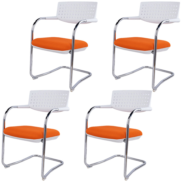 Sedia conferenza moderna no wheels sedia per ufficio a casa con braccio