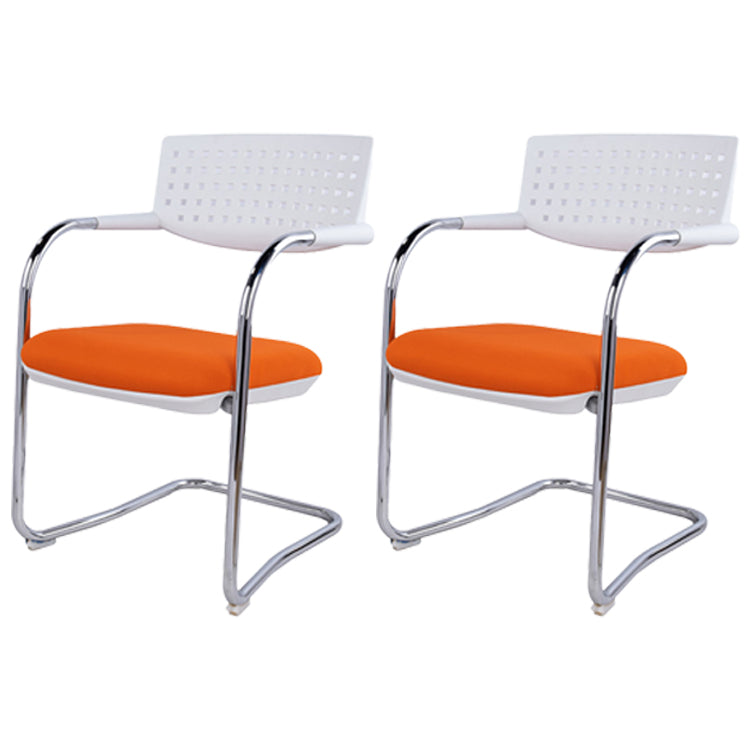 Sedia conferenza moderna no wheels sedia per ufficio a casa con braccio