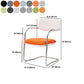 Modern Conference Chair No Wheels Home Office Chair with Arm