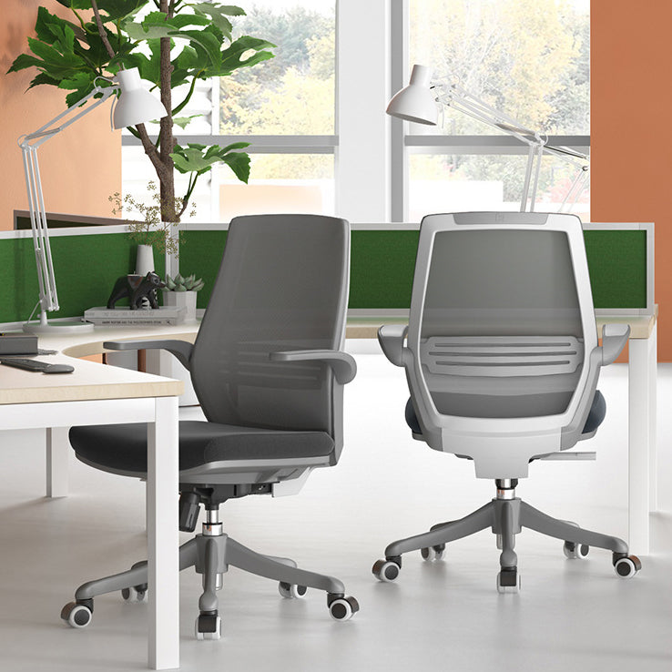 Mesh Mid Back Desk stoel Hedendaagse verstelbare wapenstoel stoel