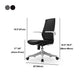 Mesh Mid Back Desk stoel Hedendaagse verstelbare wapenstoel stoel