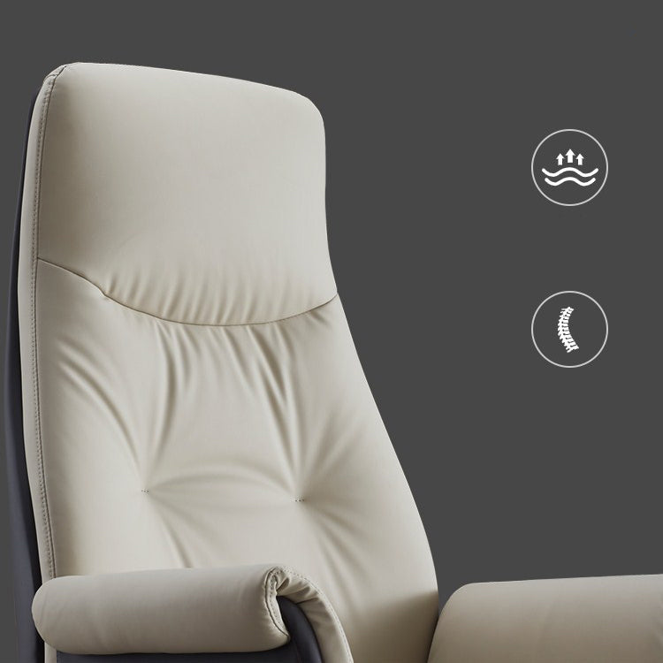 Marco de metal cromado silla de tareas moderna silla de escritorio ejecutivo con espalda alta