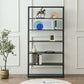Contemporary Bookcase Metal Open Back Bookshelf for Home Office Clearhalo 'Bookcases' 'furn' 'furn_bookcases' 'Furniture' 'Office Furniture' 5297981