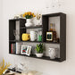 Wall Mounted Bookshelf Scandinavian Style Bookcase for Home and Study Room 39.4"L x 5.9"W x 23.6"H Black Clearhalo 'Bookcases' 'furn' 'furn_bookcases' 'Furniture' 'Office Furniture' 5298033