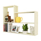 Wall Mounted Bookshelf Scandinavian Style Bookcase for Home and Study Room Apricot Clearhalo 'Bookcases' 'furn' 'furn_bookcases' 'Furniture' 'Office Furniture' 5298035
