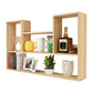 Wall Mounted Bookshelf Scandinavian Style Bookcase for Home and Study Room 39.4"L x 5.9"W x 23.6"H Natural Clearhalo 'Bookcases' 'furn' 'furn_bookcases' 'Furniture' 'Office Furniture' 5298039
