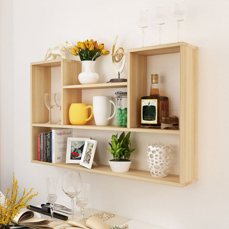 Wall Mounted Bookshelf Scandinavian Style Bookcase for Home and Study Room Clearhalo 'Bookcases' 'furn' 'furn_bookcases' 'Furniture' 'Office Furniture' 5298052