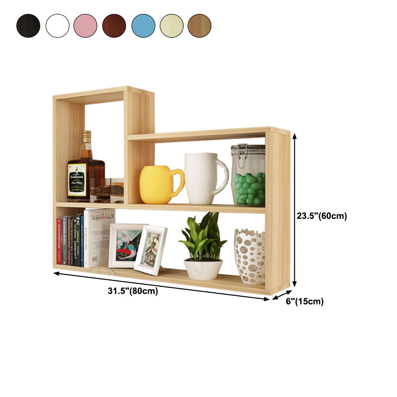 Wall Mounted Bookshelf Scandinavian Style Bookcase for Home and Study Room Clearhalo 'Bookcases' 'furn' 'furn_bookcases' 'Furniture' 'Office Furniture' 5298053