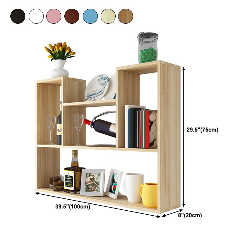 Wall Mounted Bookshelf Scandinavian Style Bookcase for Home and Study Room Clearhalo 'Bookcases' 'furn' 'furn_bookcases' 'Furniture' 'Office Furniture' 5298056