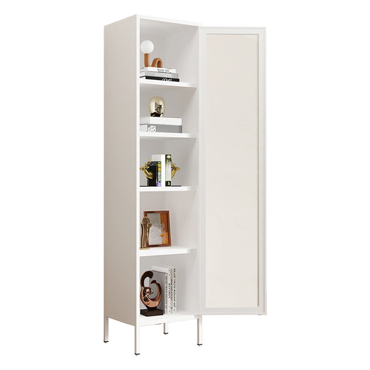 13.78"W Bookshelf Scandinavian Style Bookcase with Door for Home Office