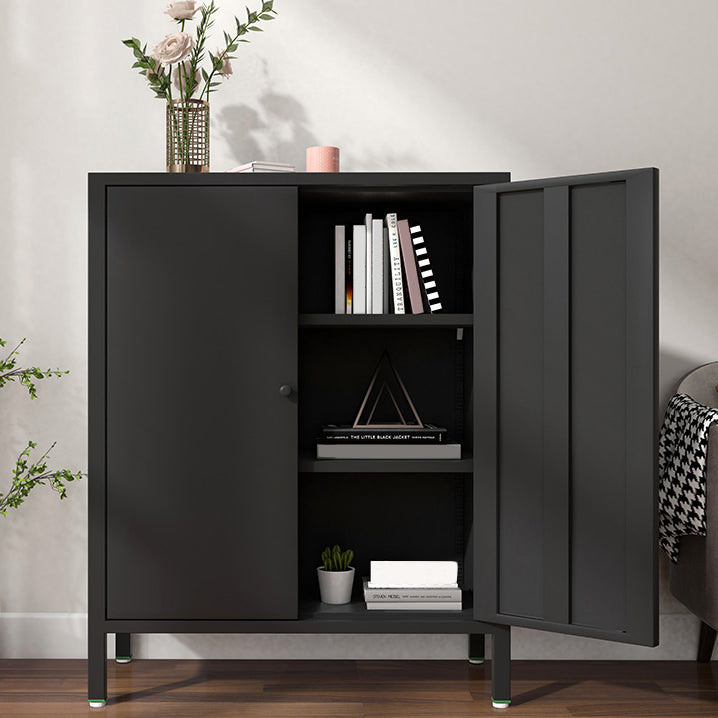 13.78"W Bookshelf Scandinavian Style Bookcase with Door for Home Office