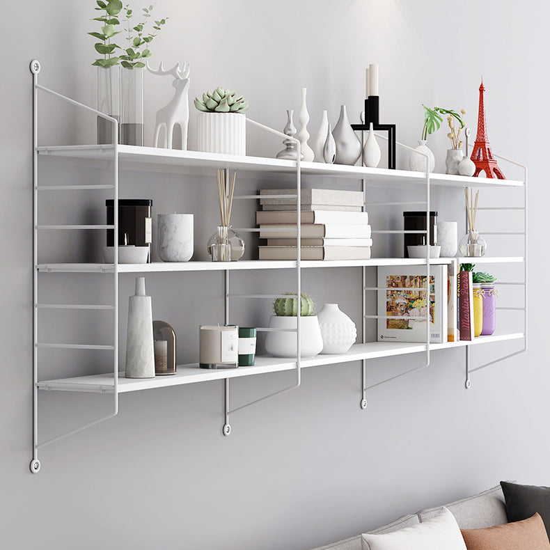 7.87"W Bookcase Contemporary Style Wall Mounted Bookshelf for Home Office