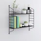 7.87"W Bookcase Contemporary Style Wall Mounted Bookshelf for Home Office