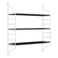 7.87"W Bookcase Contemporary Style Wall Mounted Bookshelf for Home Office