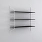 7.87"W Bookcase Contemporary Style Wall Mounted Bookshelf for Home Office