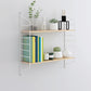 7.87"W Bookcase Contemporary Style Wall Mounted Bookshelf for Home Office