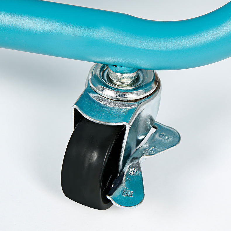 Scandinavian Style Bookcase with Casters Bookshelf for Home and Office