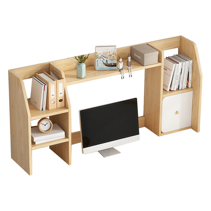 Modern Style Bookcase in Brown Color Wood Bookshelf for Office 46.5"L x 7.9"W x 23.6"H Clearhalo 'Bookcases' 'furn' 'furn_bookcases' 'Furniture' 'Office Furniture' 5298243