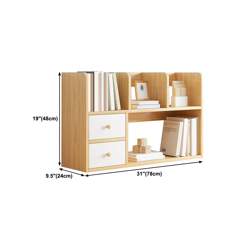 Modern Style Bookcase in Brown Color Wood Bookshelf for Office Clearhalo 'Bookcases' 'furn' 'furn_bookcases' 'Furniture' 'Office Furniture' 5298256