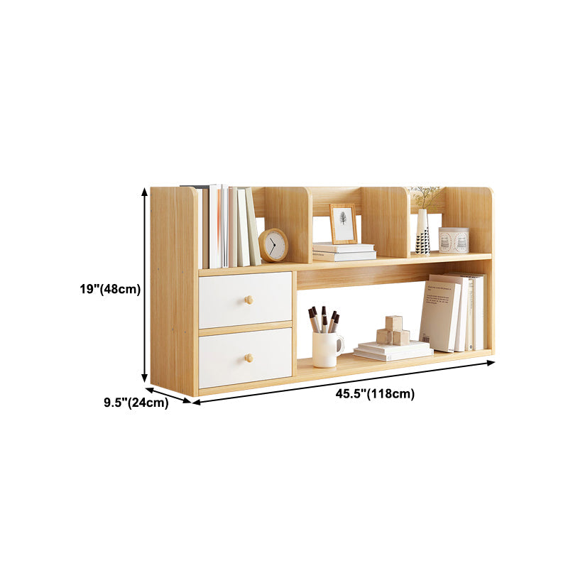 Modern Style Bookcase in Brown Color Wood Bookshelf for Office Clearhalo 'Bookcases' 'furn' 'furn_bookcases' 'Furniture' 'Office Furniture' 5298259