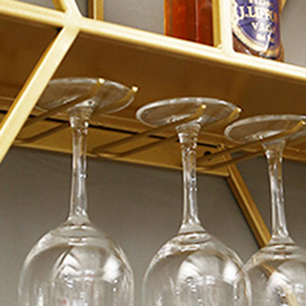 Libreria in metallo industriale galleggiante da 48,5 "L libreria per Home Office