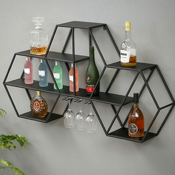 Industrial Metal -Bücherregal schweben 48,5 "L -Bücherregal für Heimbüro