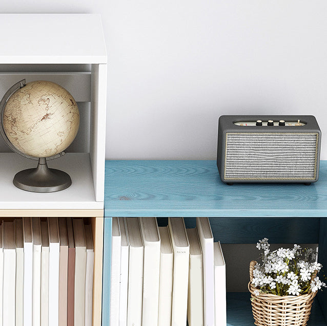 Open Back Modern Style Bookshelf 18 "l Ingenieur Holzbuchhandel für Heimbüro