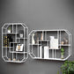 Metal Bookcase Industrial Floating Shelf Bookcase for Office