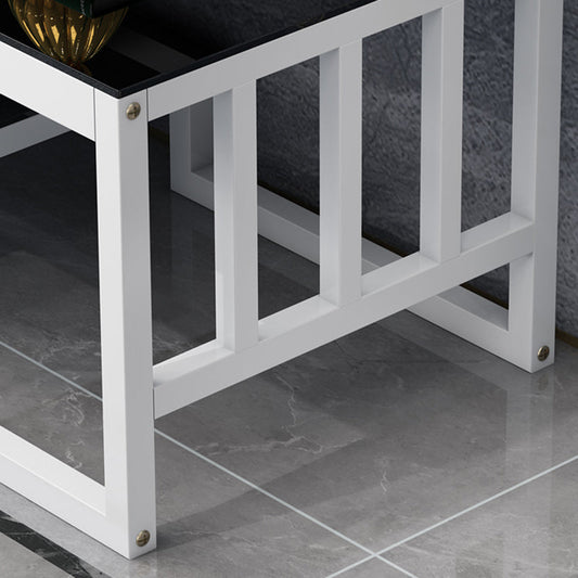 Stand TV in vetro per TV fino a 18 "H, supporto TV GLAM OPEN STOCK - nero / oro