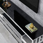 Glass TV Stand for TVs up to 18" H , Glam Open Storage TV Stand - Black / Gold Clearhalo 'furn' 'furn_tv_stands_entertainment_centers' 'Furniture' 'Living Room Furniture' 'TV Stands & Entertainment Centers' 'TV Stands & Media Storage Furniture' 'tv_stands_entertainment_centers' 5298452