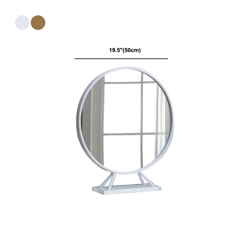 Glam Style 29,5 "Hauteur Golden Glass Top Making Vanity for Chambre