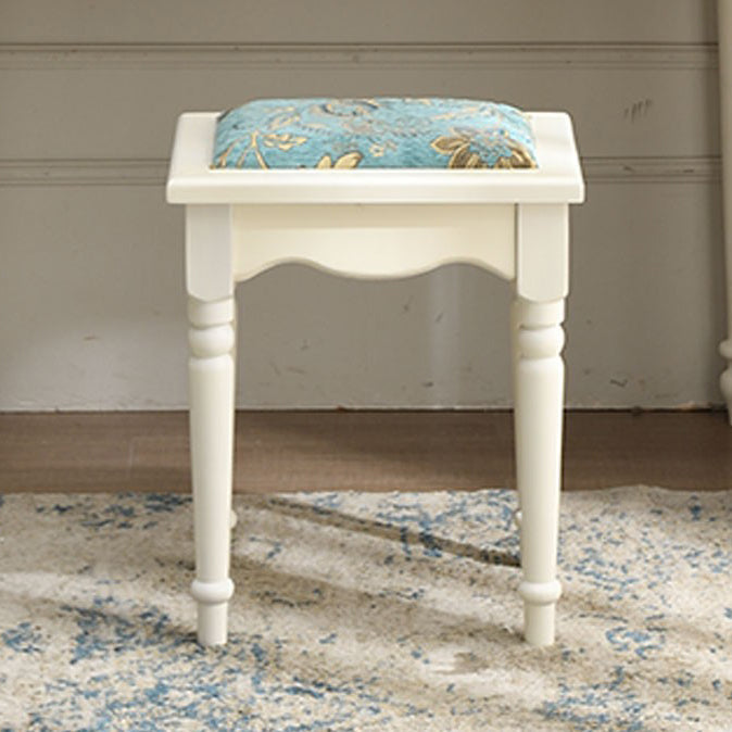 Ensemble de vanité blanc brillant avec tiroir commode moderne de pin à 2 dessins pour chambre à coucher