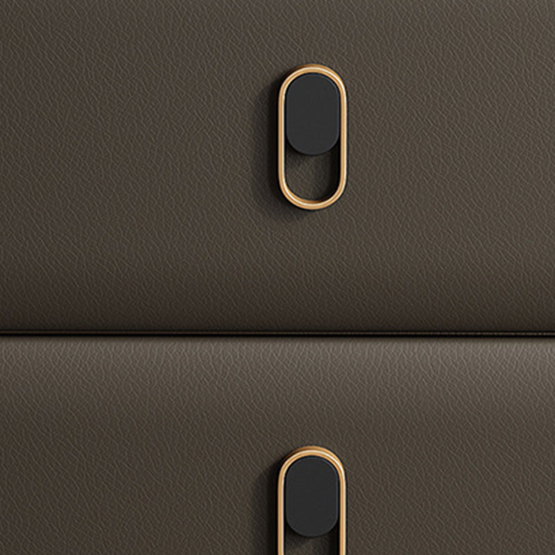 Moderner Stil Goldmetall Material Ark Fuß mehrfarbige Auswahl Nachttisch