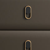 モダンスタイルのゴールドメタルマテリアルアークフットマルチカラーチョイスナイトスタンド