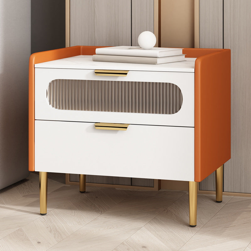 In stile moderno in metallo in ferro verde/grigio/rosa/arancione/comodino