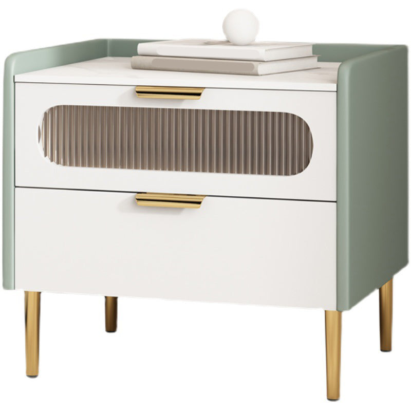 In stile moderno in metallo in ferro verde/grigio/rosa/arancione/comodino