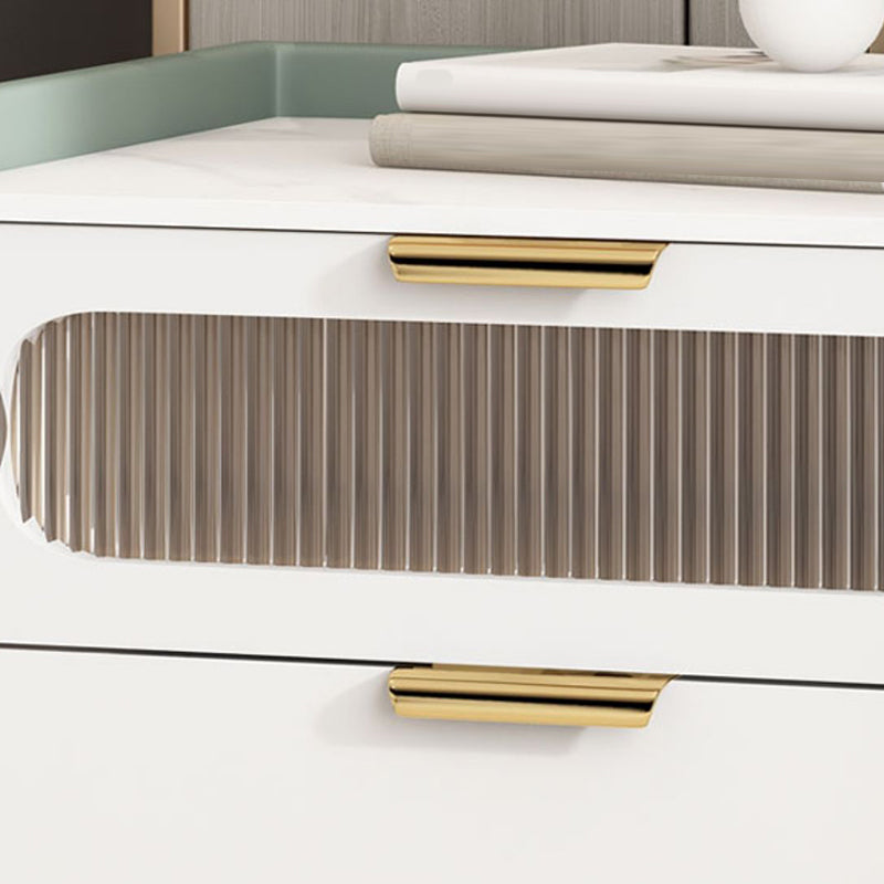 In stile moderno in metallo in ferro verde/grigio/rosa/arancione/comodino