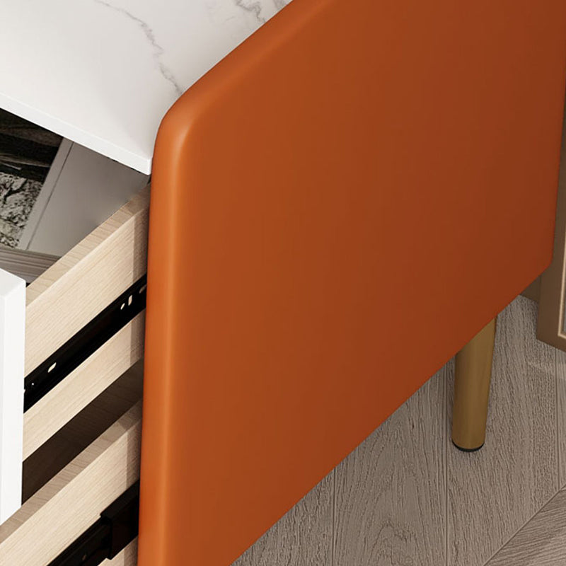 In stile moderno in metallo in ferro verde/grigio/rosa/arancione/comodino