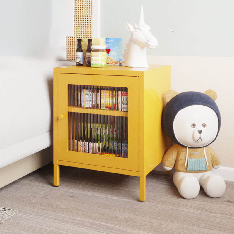 Porta rosa metallica/bianco/blu/giallo/nero quadrato/comodino della porta rotonda