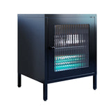 Metallic Pink/white/blue/yellow/black Square Door/round Door Nightstand