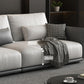 Modern Cream Faux Leather Straight Arm Sofa/Sectionals with water proof for Living Room