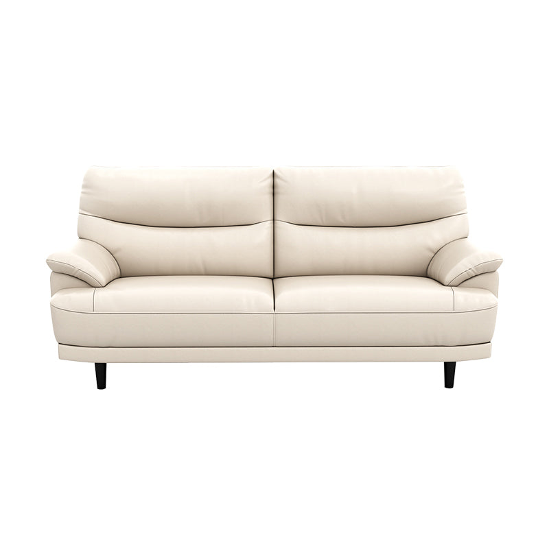 Vlekbestendig lederen kussen bovenste arm koekje back settee bank