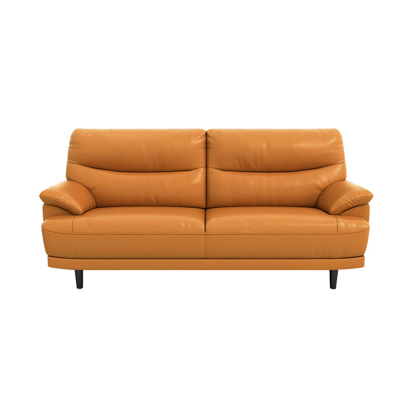 Vlekbestendig lederen kussen bovenste arm koekje back settee bank