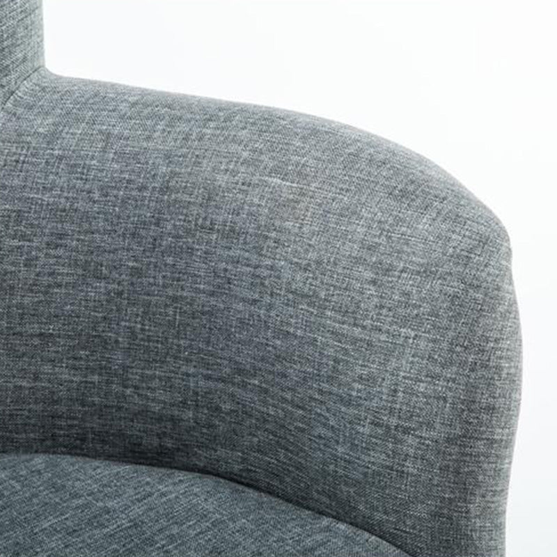 27.55"Wide*27.55"Deep Arm Chair with Square Arms, Basic Four Legs Clearhalo 'Accent Chairs' 'accent_chairs' 'Chairs & Seating' 'furn' 'furn_accent_chairs' 'Furniture' 'Living Room Furniture' 5301577