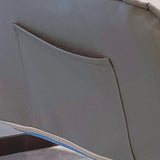 Roues de fauteuil accent en cuir PU Armes incluses chaise pour le salon